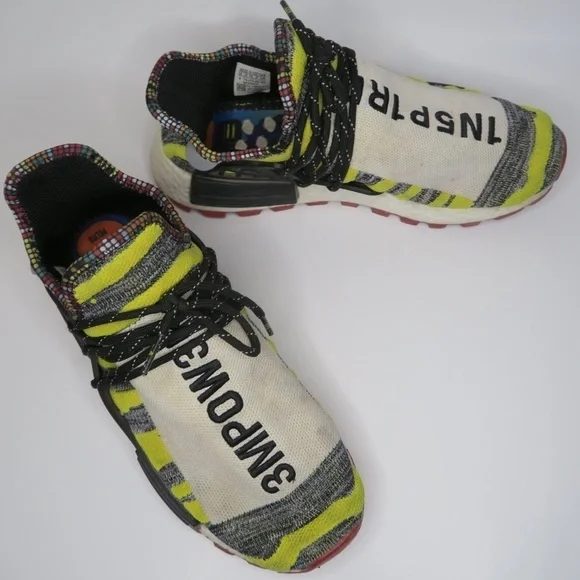Adidas NMD Hu Pharrell‎ Solar Pack Red Sneakers Inspire Empower BB9527